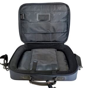 Vtg IBM CompuNote Notebook Laptop Canvas Carry Case 16" Crossbody Strap
